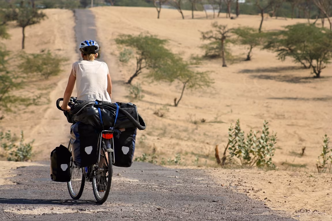Fahrradfahrt durch das klassische Rajasthan